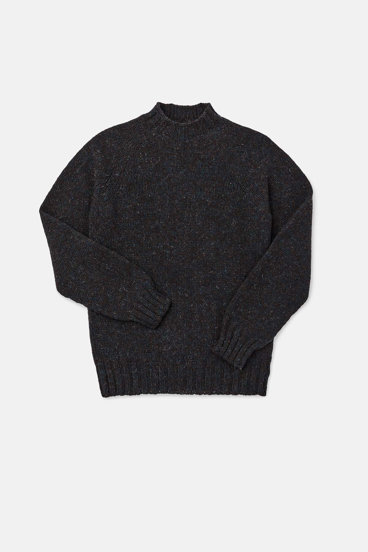 3GG CREWNECK SWEATER Black cobalt marl by Filson Man Men WP