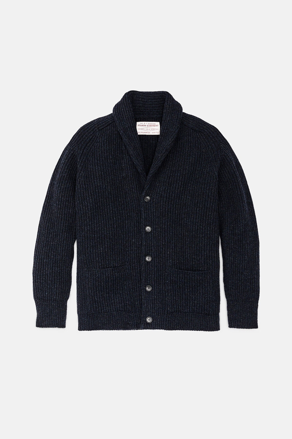Bristol Cardigan Sweater Navy by Filson Man Men WP Store - Main Image