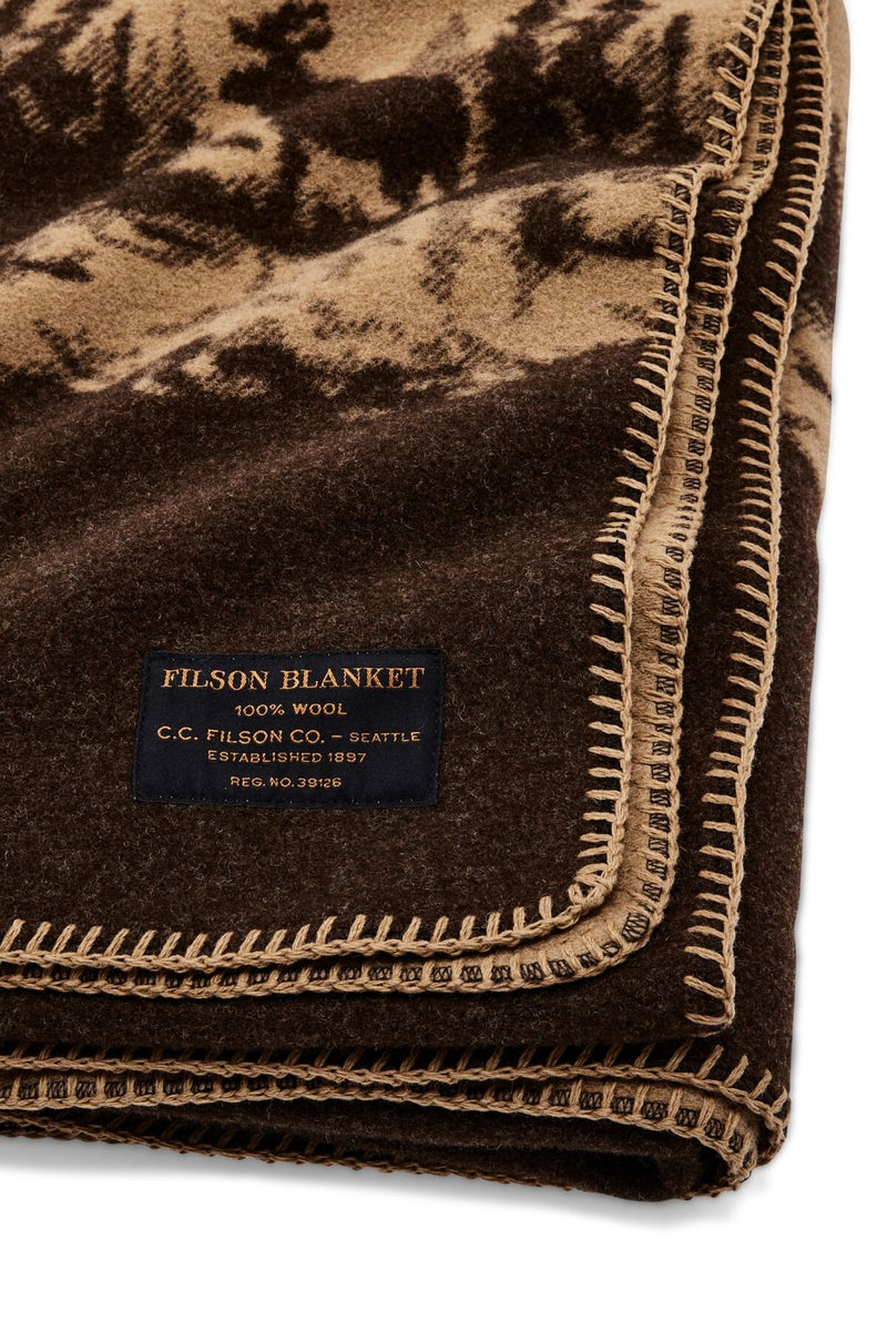 JACQUARD WOOL BLANKET