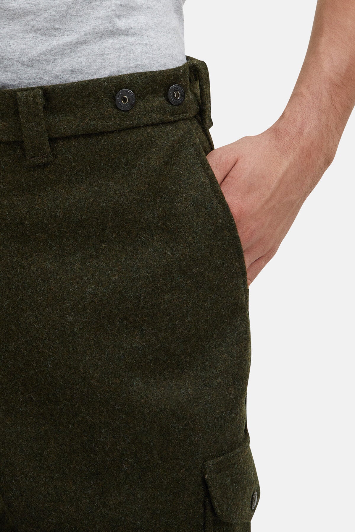 MACKINAW WOOL FIELD PANTS Forest green by Filson Man | Men
