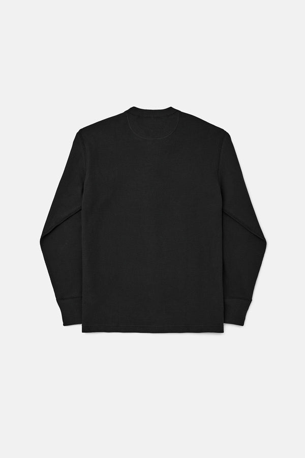 WAFFLE KNIT HENLEY