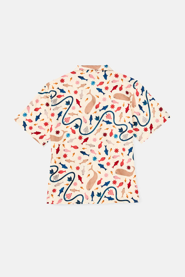 WOMEN’S SHORT SLEEVE TWILL CAMP SHIRT