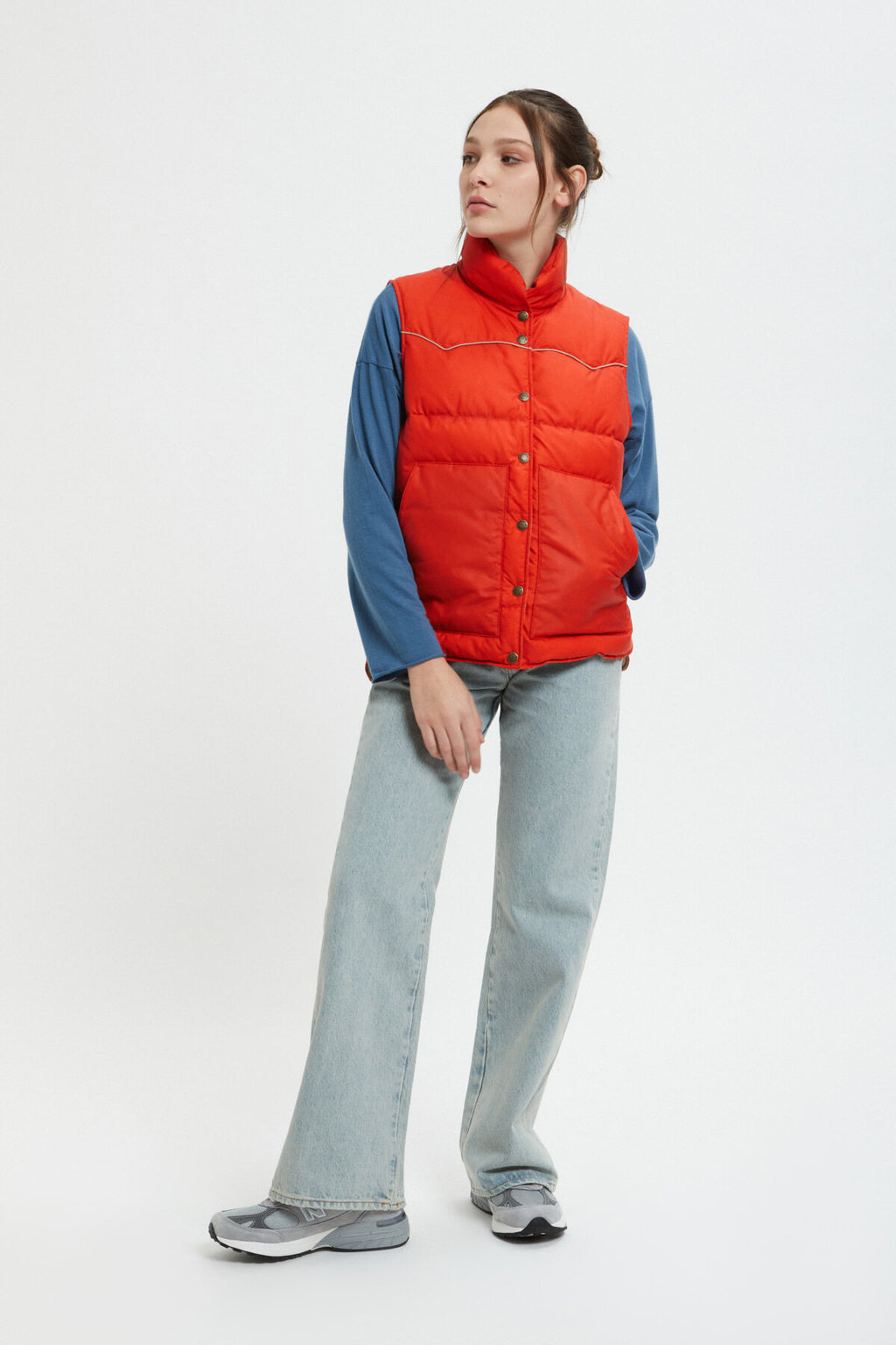 Minowa Vest フィルソン　シムス　フォックスファイヤー WOMEN'S WAXED DOWN VEST Campfire by Filson Woman | Women | WP Store