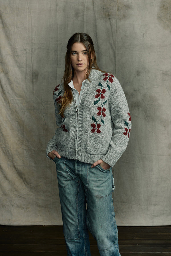 MAGLIONE IN LANA DA DONNA CON ZIP