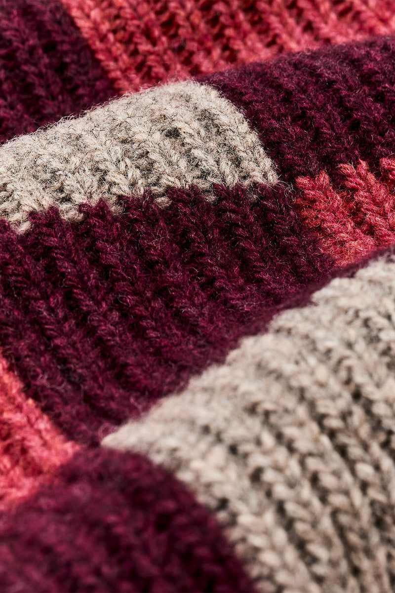 CARDIGAN IN LANA A QUADRI DA DONNA