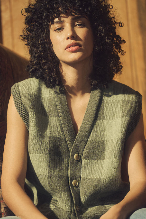 GILET IN STILE CARDIGAN IN LANA DA DONNA