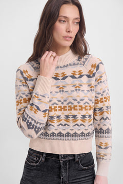 WOMEN'S FAIR ISLE MERINO SWEATER