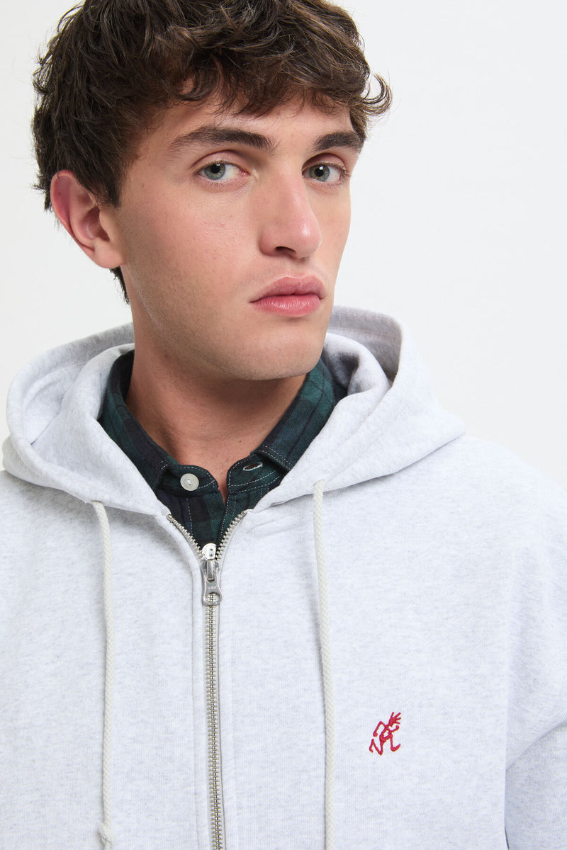 Felpa con cappuccio e zip One Point