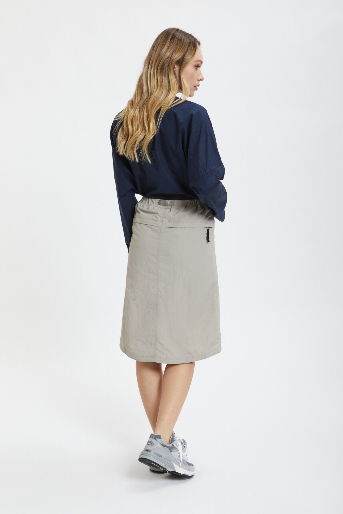 Gramicci Nylon Packable Midi Skirt Sand by Gramicci | Women