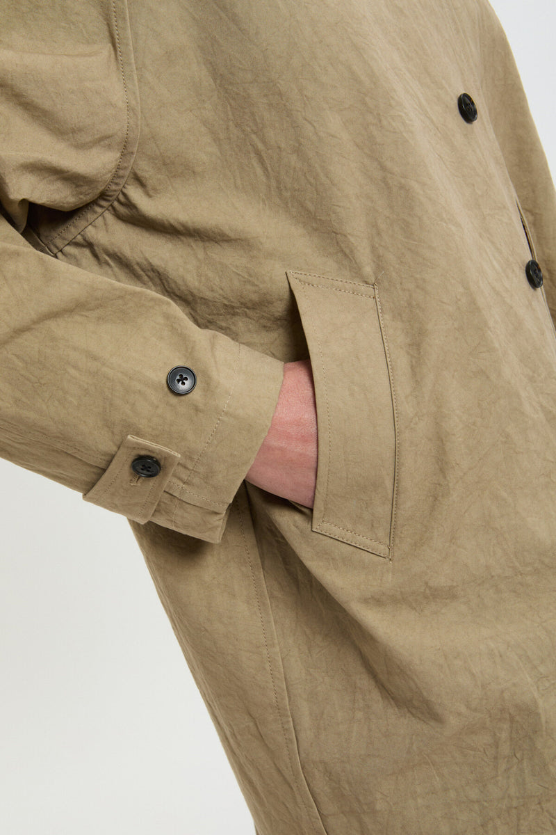 Cappotto con collo alla coreana