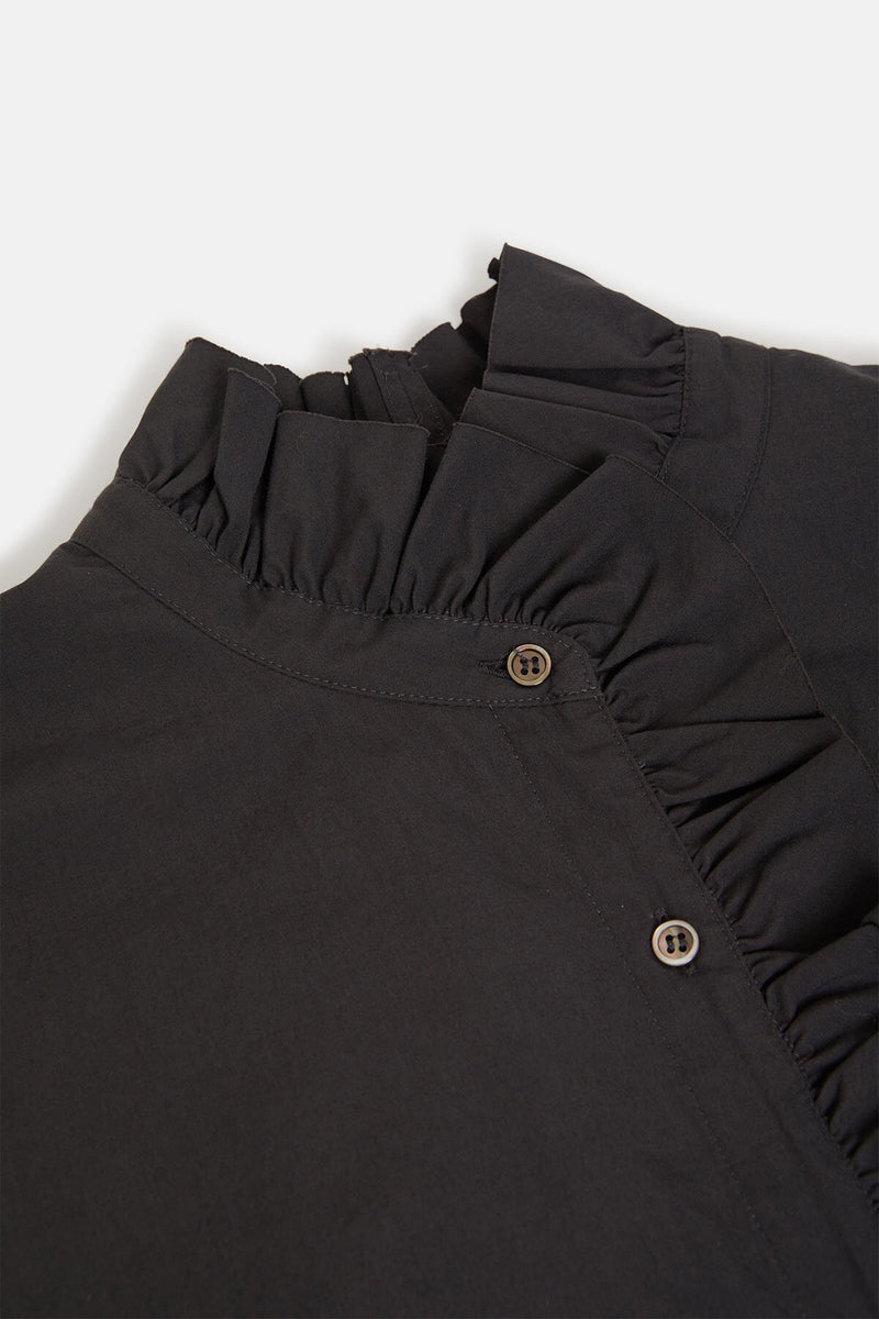Ruffle Collar Shirt