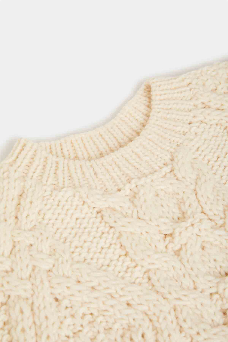 Gilet in maglia a fantasia peruviana