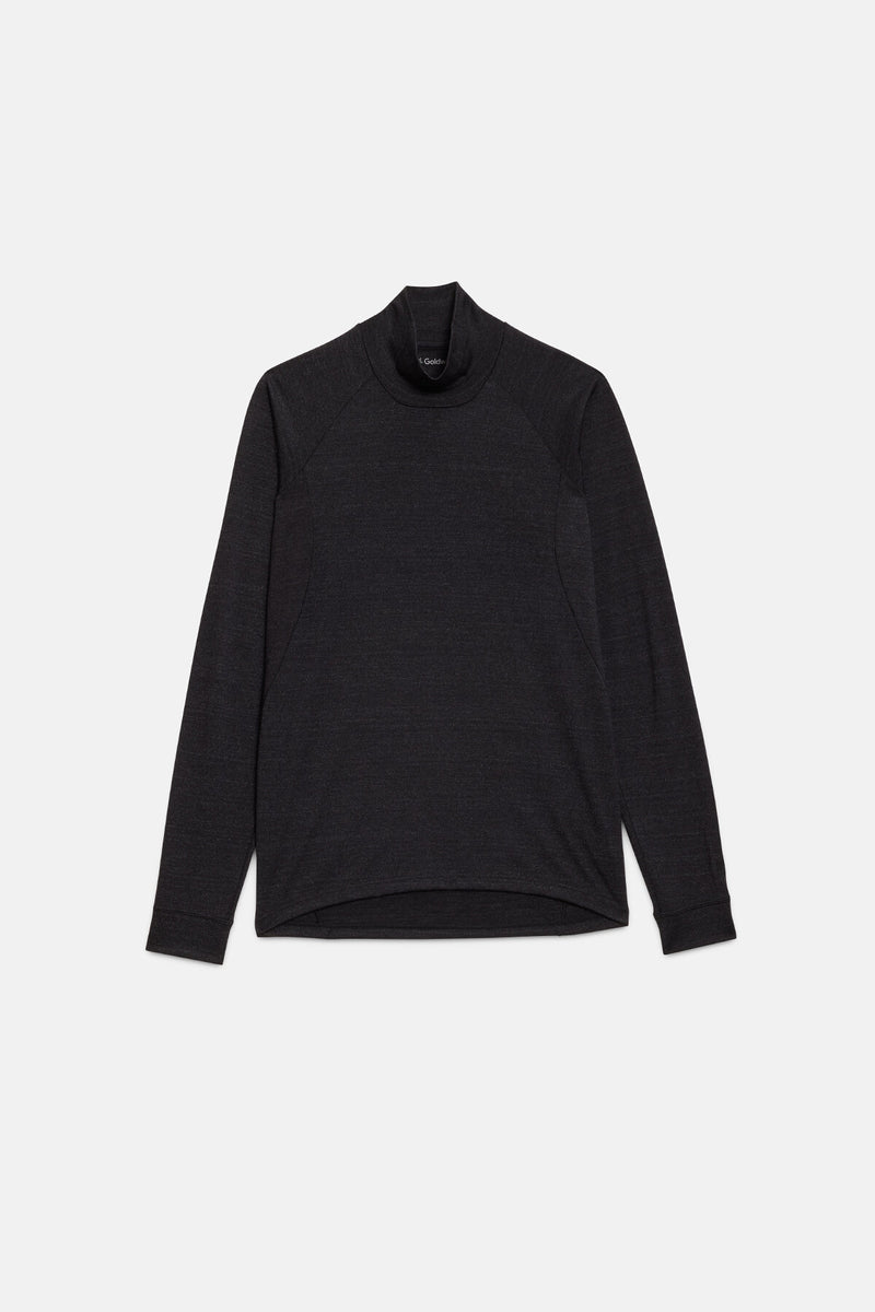 Wool Turtleneck Longsleeves T-Shirt