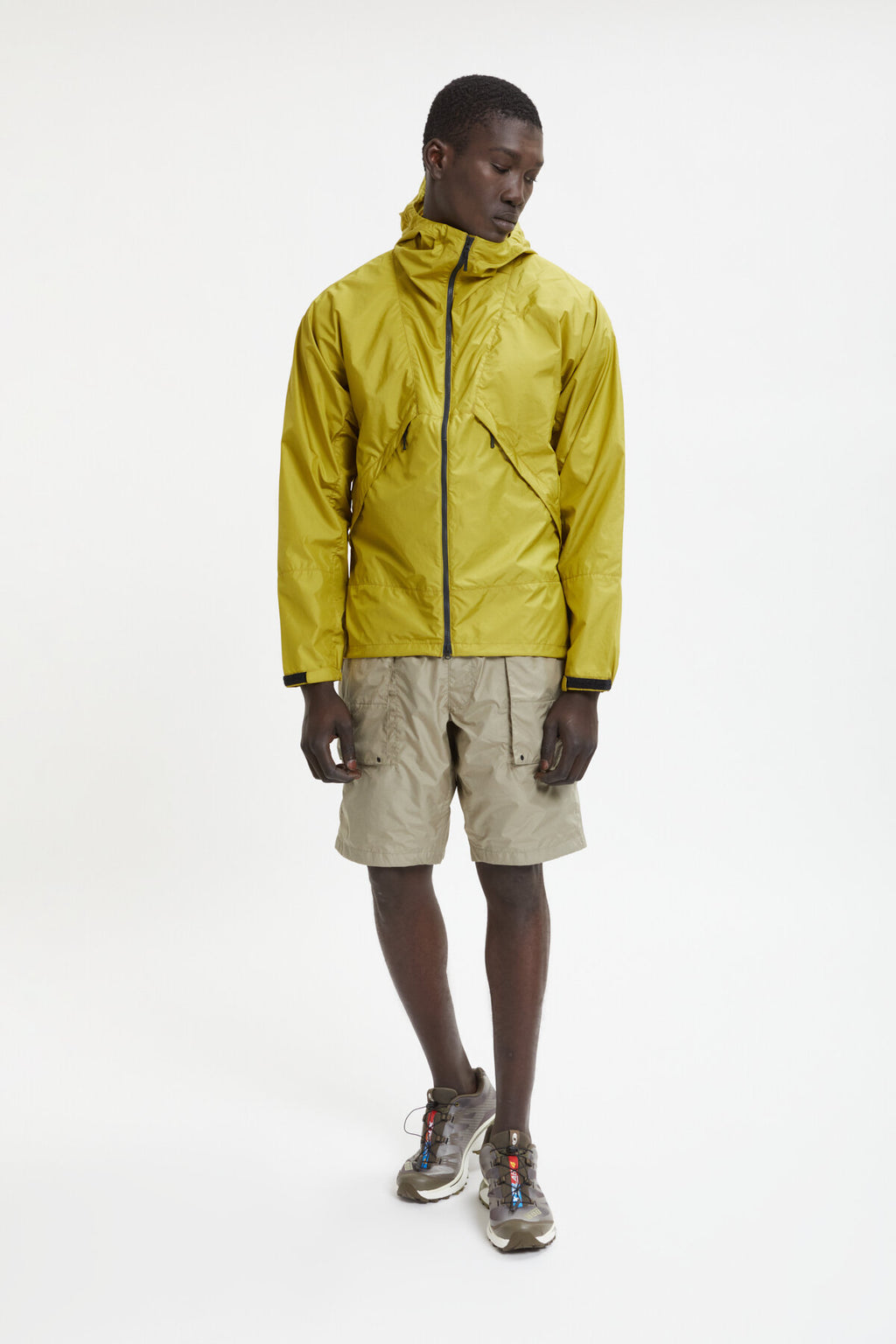 ジャケット・アウター Goldwin rip-stop light jacket Goldwin/RIP-STOP LIGHT JACKET (BLACK)