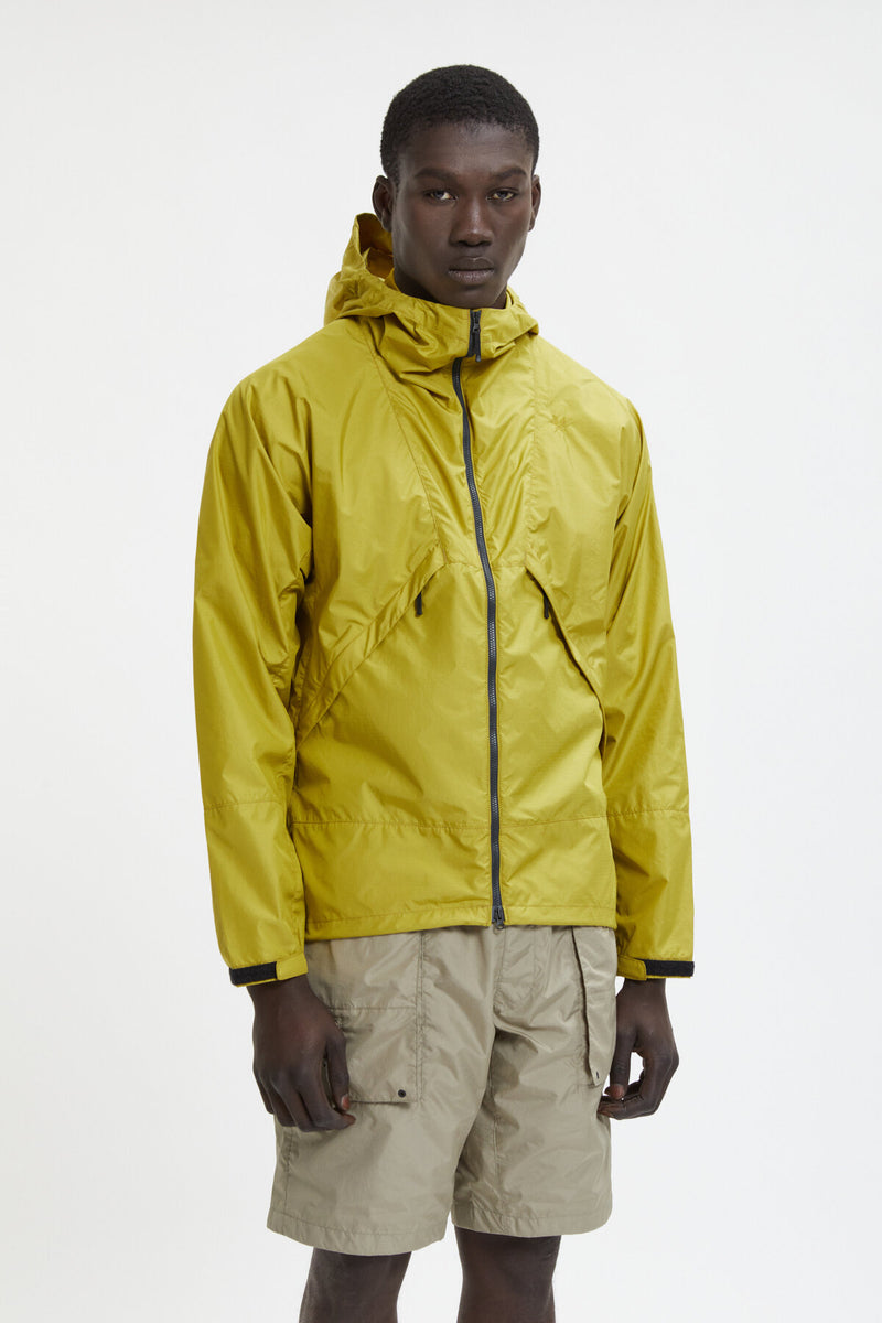 Rip stop Light Windbreaker Jacket Acid yellow by Goldwin Unisex WP Store