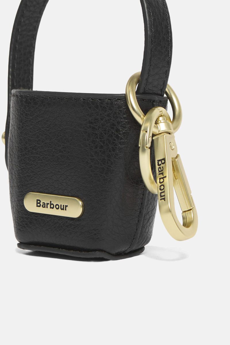 Leather Bucket Bag Charm Black by Barbour Lady | Women | WP Store