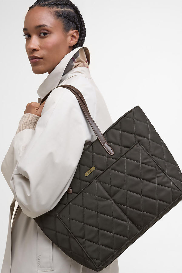 Borsa tote trapuntata