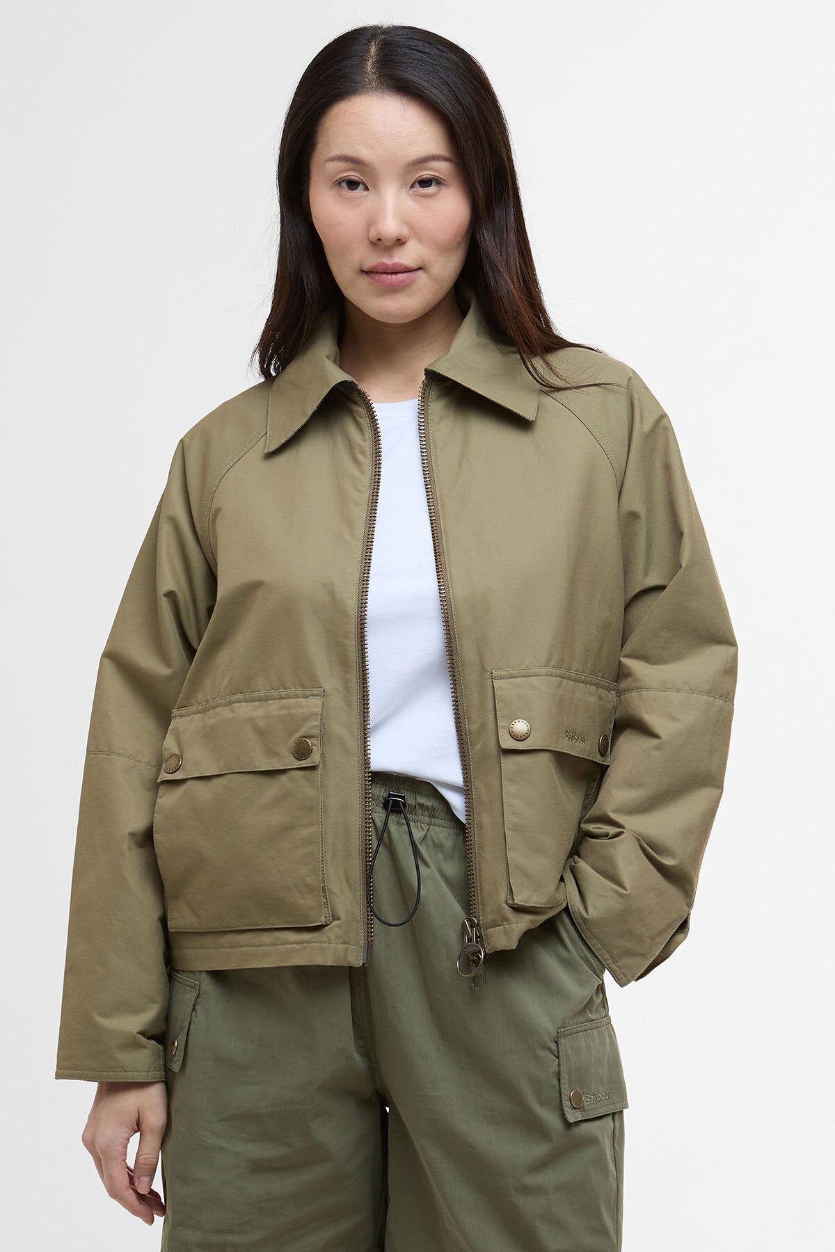 ジャケット・アウター Barbour TILDE CASUAL JACKET Tilda Casual Jacket Dusky green/classic by Barbour Lady | Women