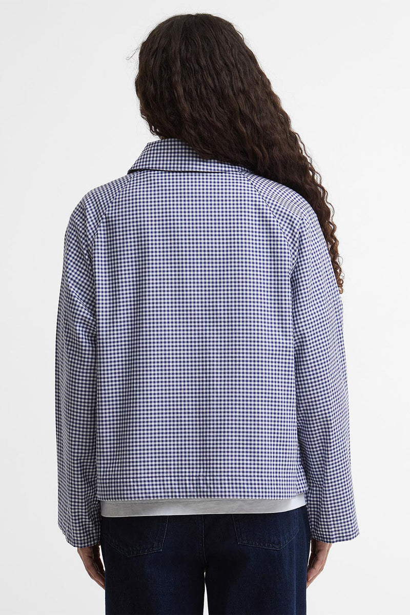 Paul Smith Loves Barbour Gingham Spey Casual Jacket Navy/white