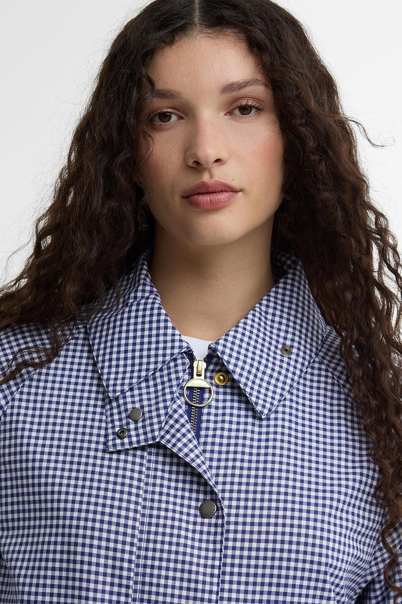 Paul Smith Loves Barbour Gingham Spey Casual Jacket Navy/white
