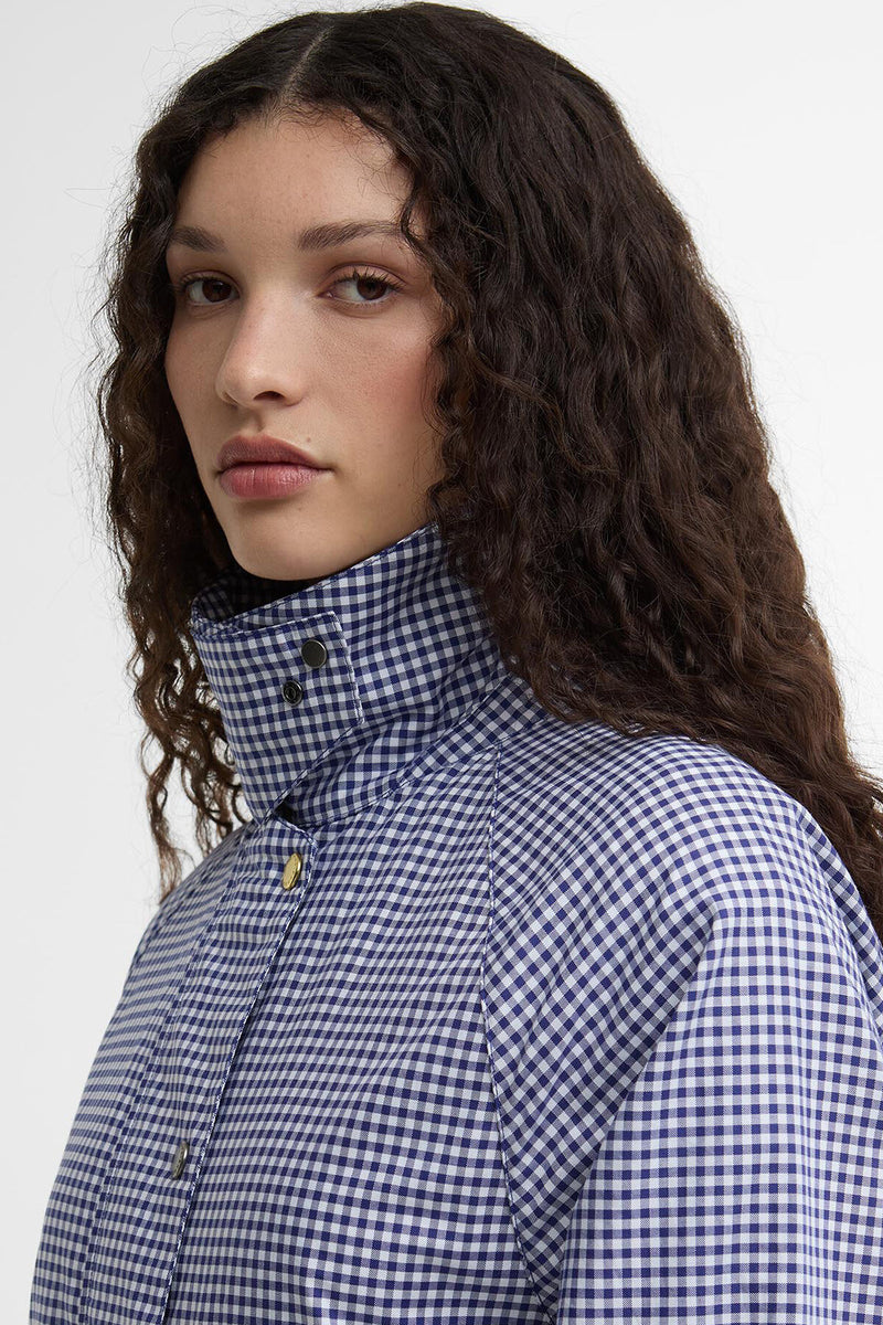 Paul Smith Loves Barbour Gingham Spey Casual Jacket Navy/white