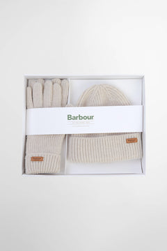 Barbour Pendle Beanie & Gloves Gift Set
