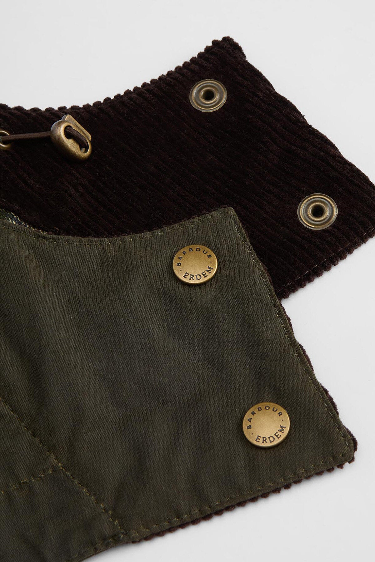 Barbour x ERDEM Datura Waxed Hood Arch. olv/ancient bl by