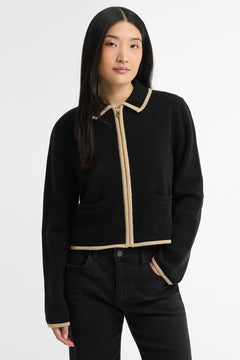 Barbour Amryn Wool Zip-Up Cardigan