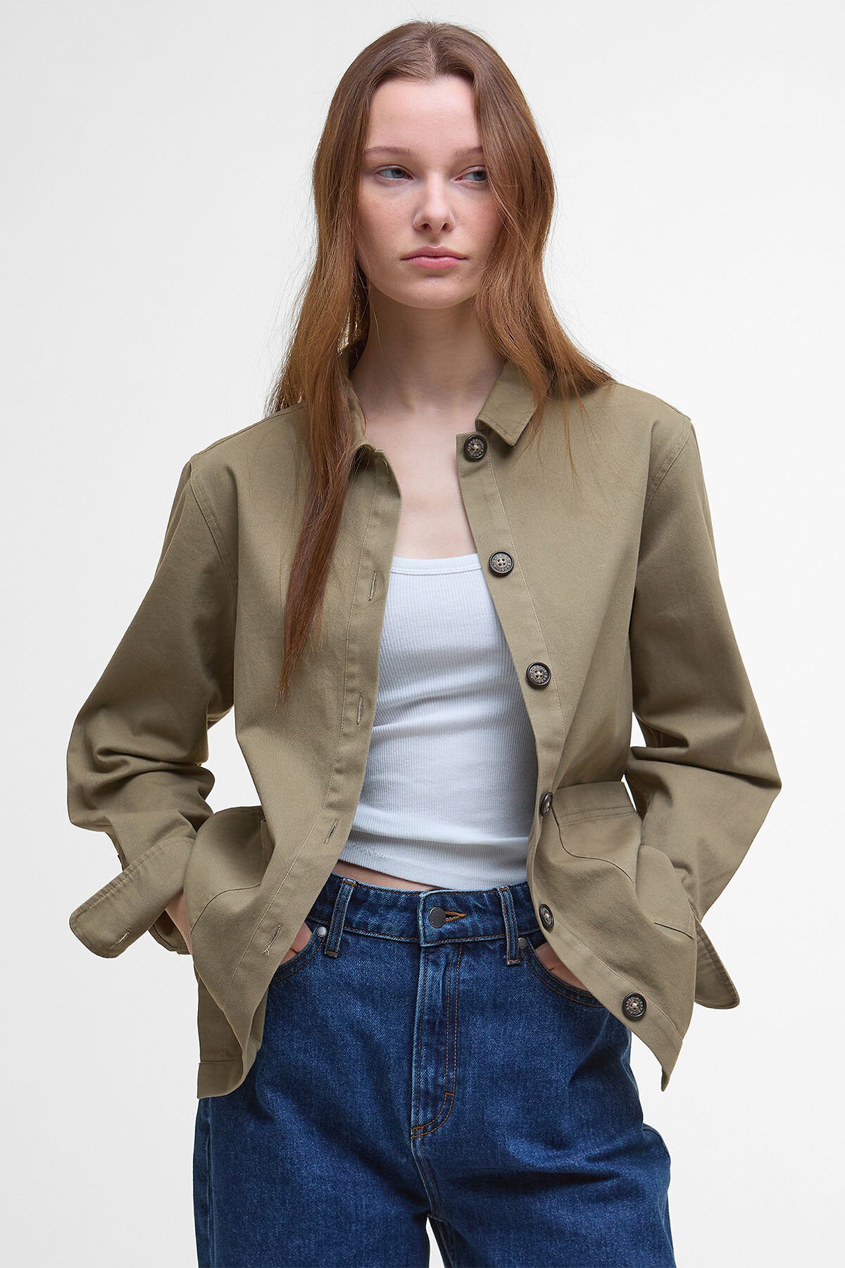 (取寄) バブアー レディース リンデール オーバーシャツ - ウィメンズ Barbour women Lyndale Overshirt - Women's Dusky Green Lyndale Overshirt Dusky green by Barbour Lady | Women | WP Store