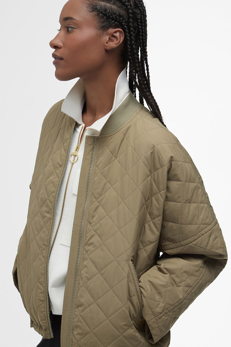 Emlyn Quilted Bomber Jacket