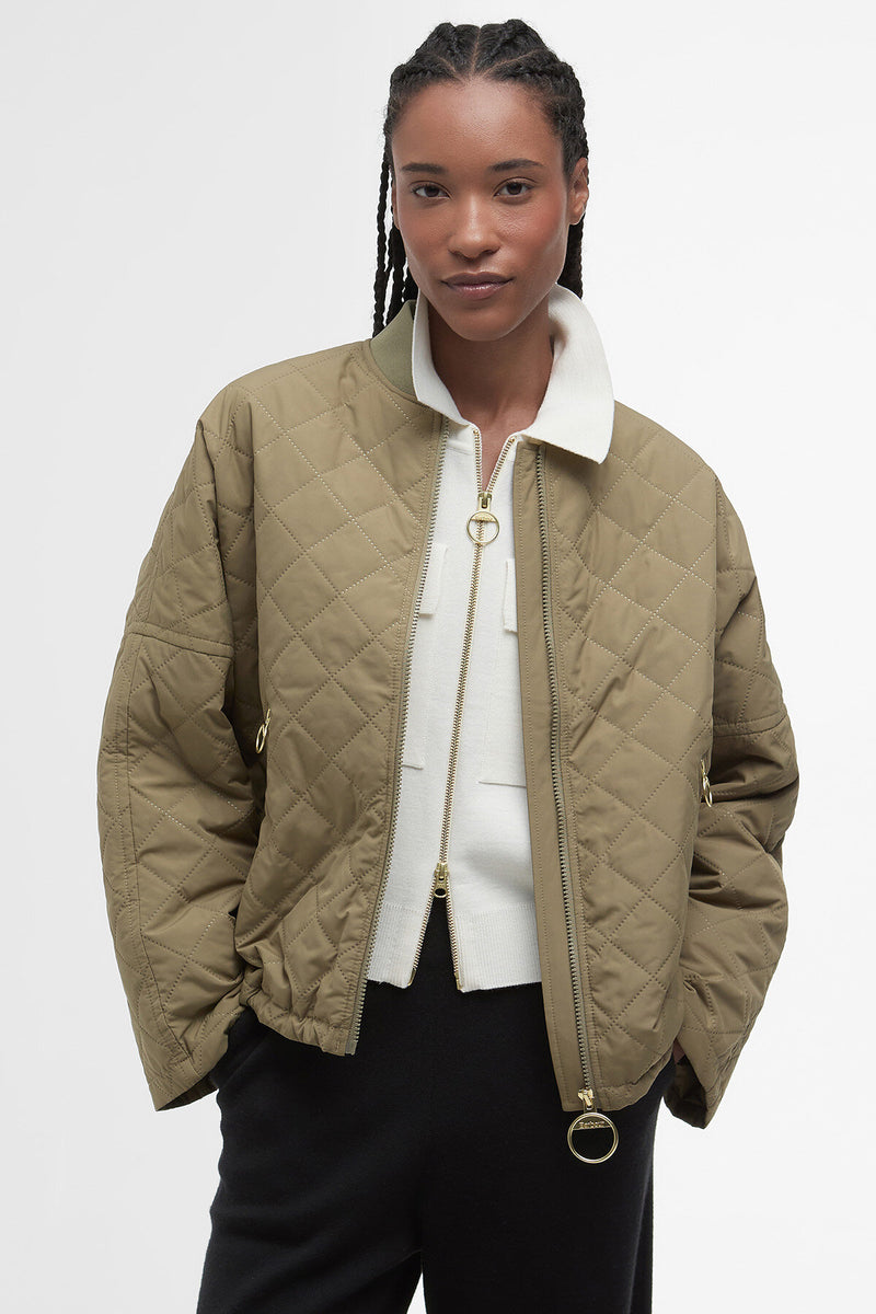 Emlyn Quilted Bomber Jacket