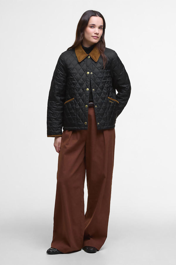 Barbour Icons Cropped Liddesdale Quilted Jacket
