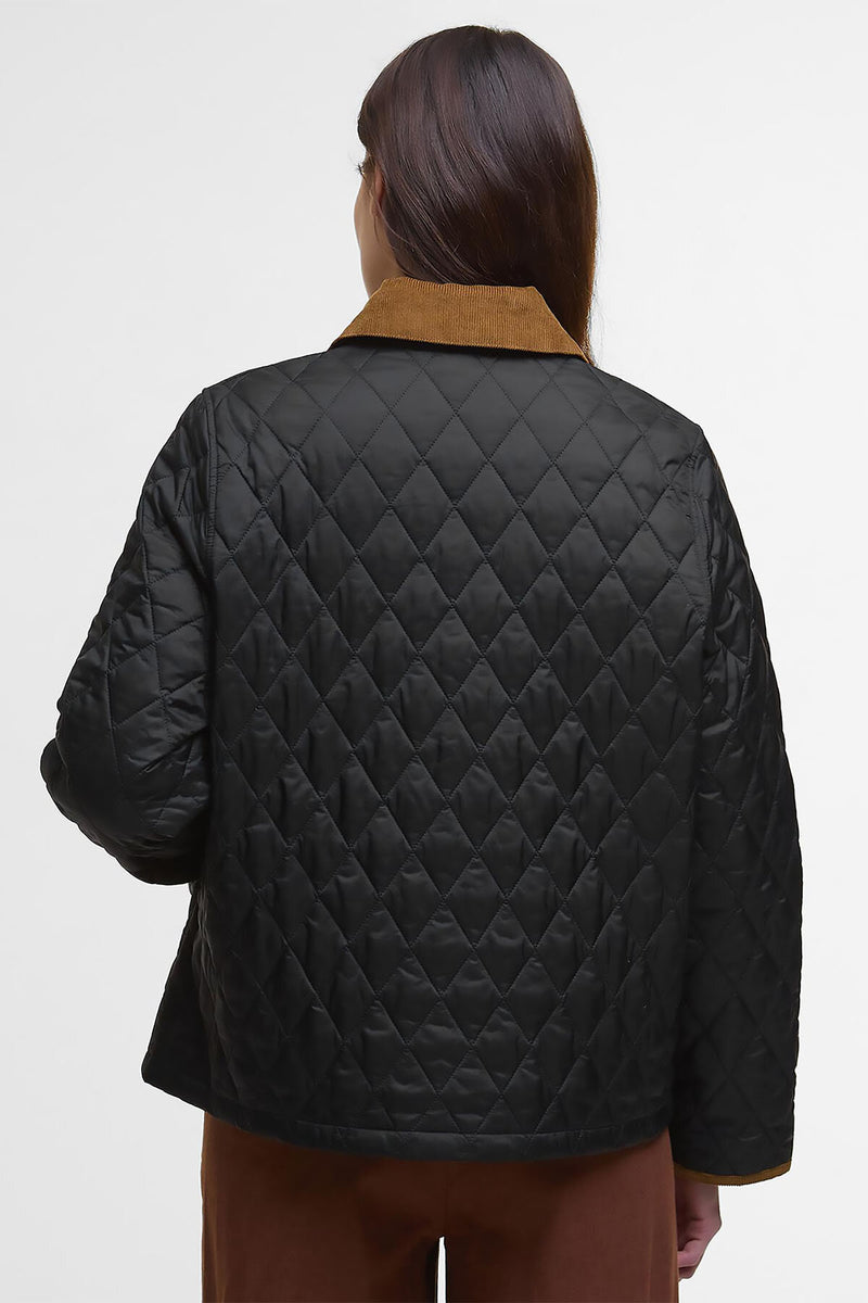 Barbour Icons Cropped Liddesdale Quilted Jacket