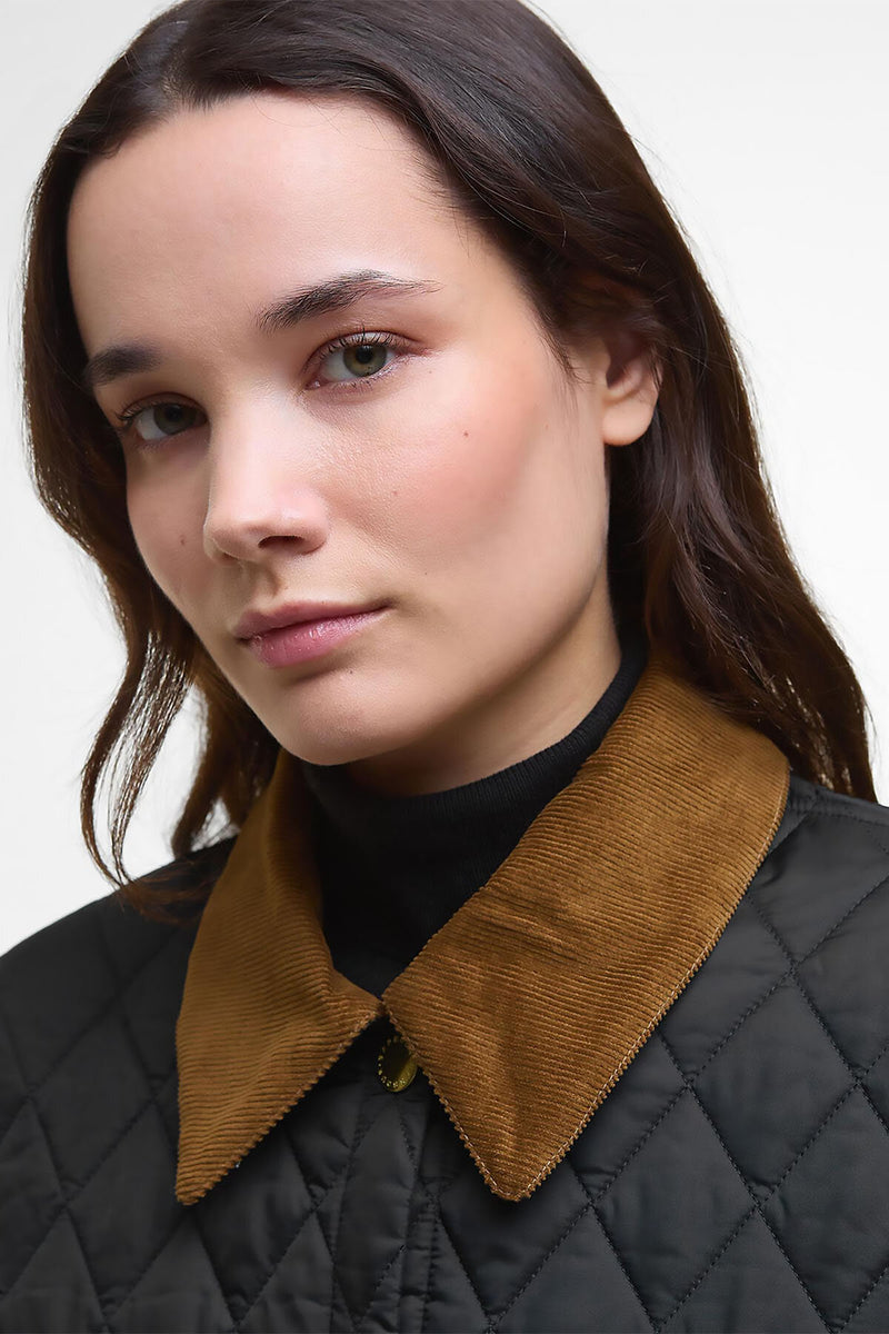 Barbour Icons Cropped Liddesdale Quilted Jacket