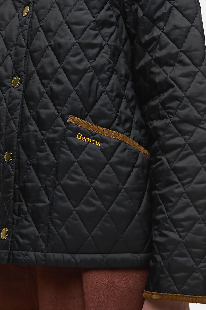 Barbour Icons Cropped Liddesdale Quilted Jacket