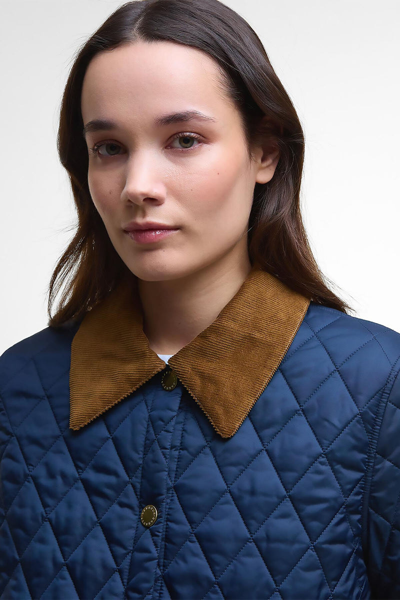 Barbour Icons Cropped Liddesdale Quilted Jacket