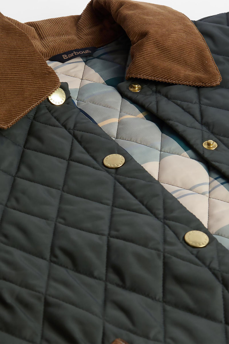 Barbour Icons Cropped Liddesdale Quilted Jacket
