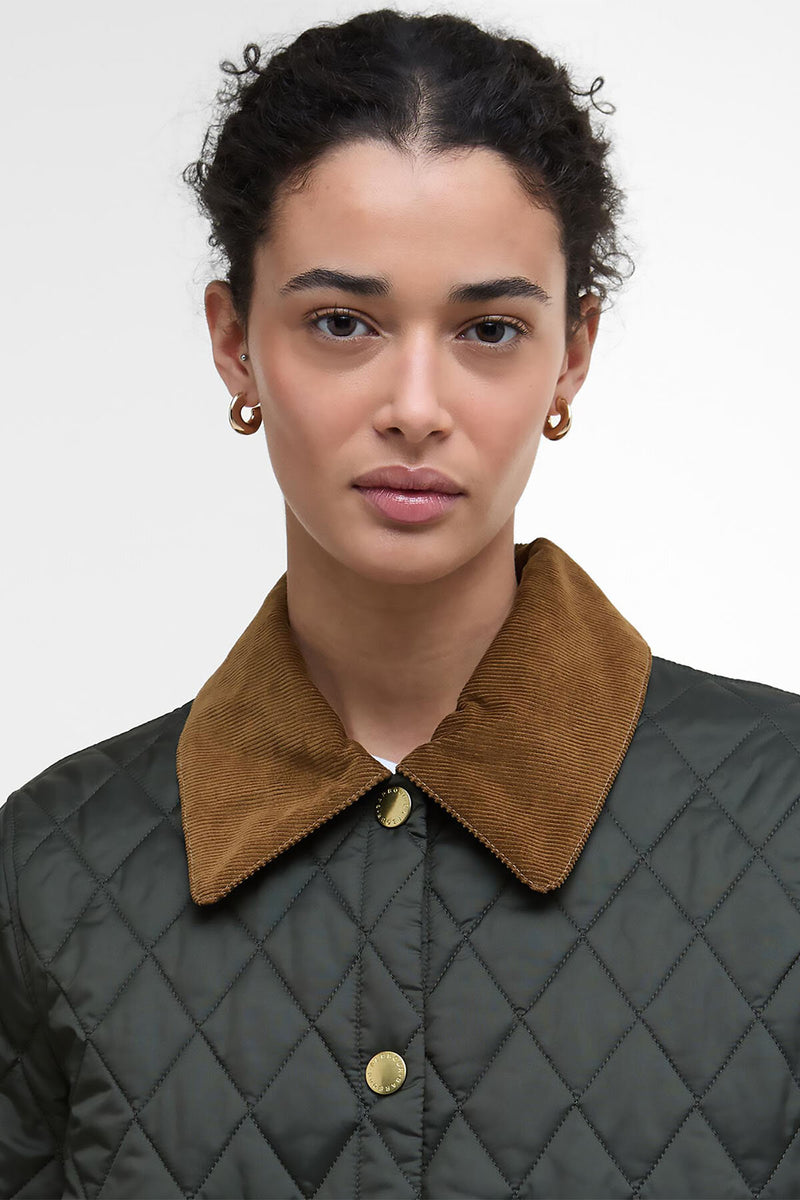 Barbour Icons Cropped Liddesdale Quilted Jacket