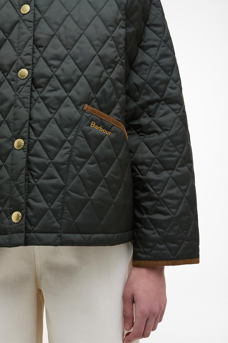 Barbour Icons Cropped Liddesdale Quilted Jacket