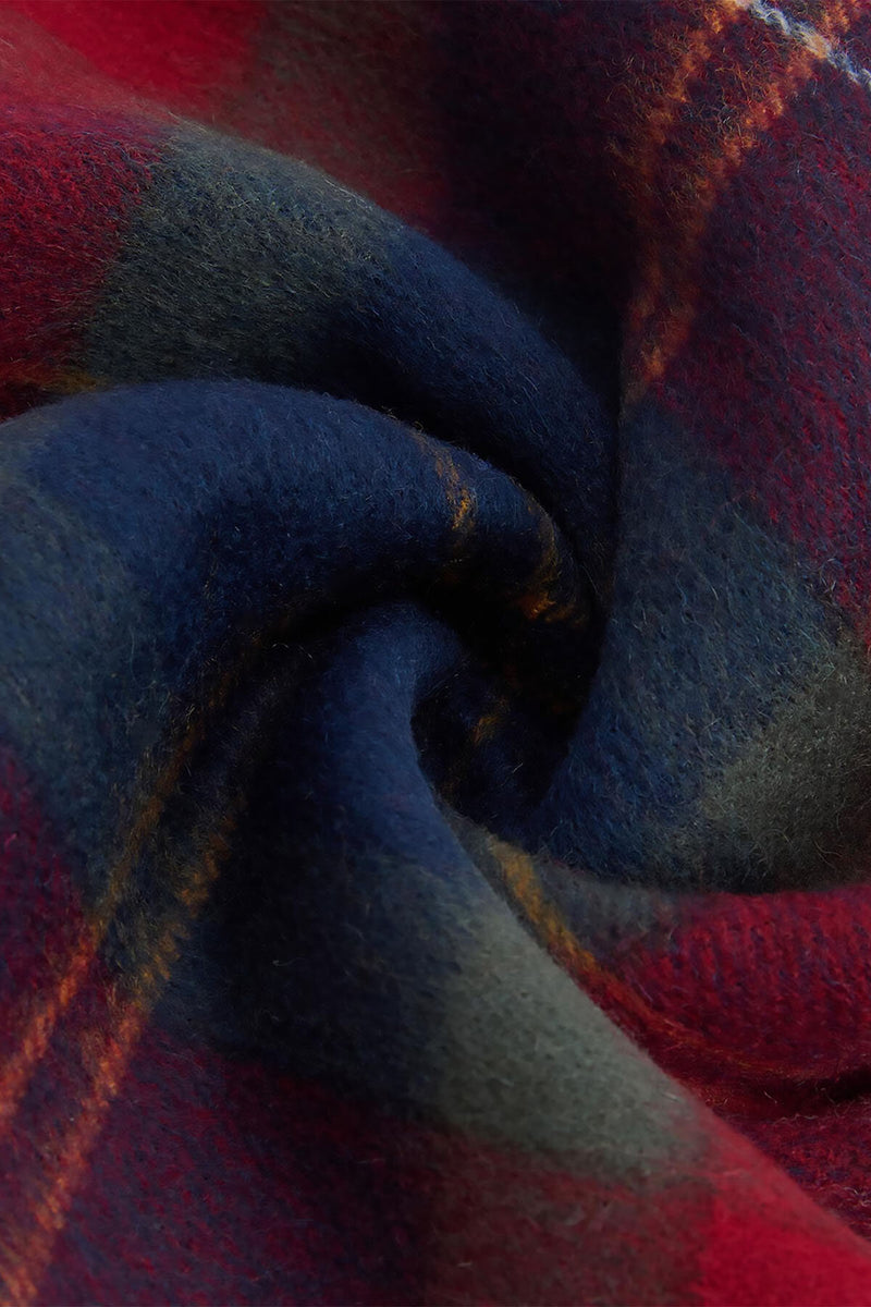 Sciarpa con motivo tartan