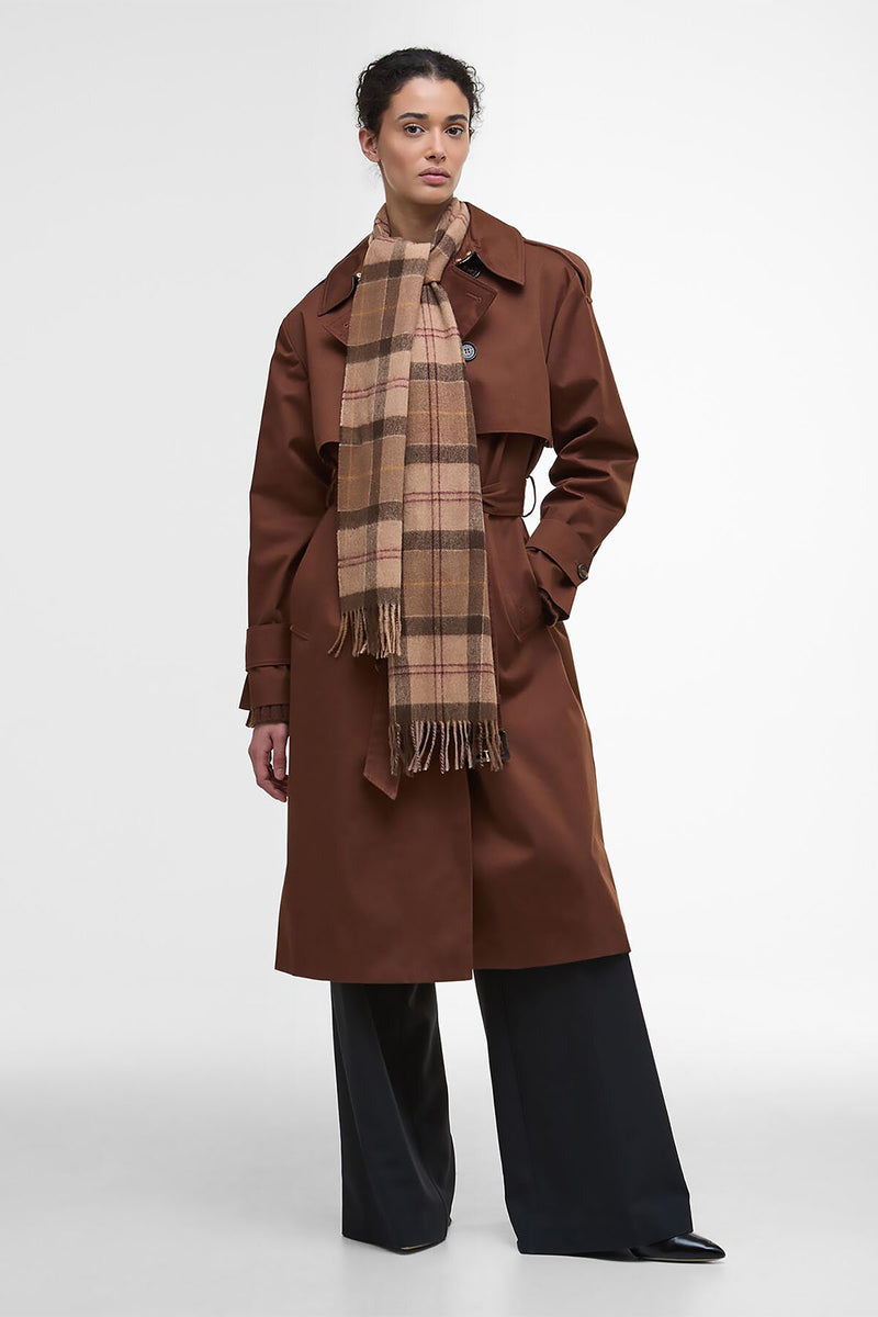 Sciarpa con motivo tartan