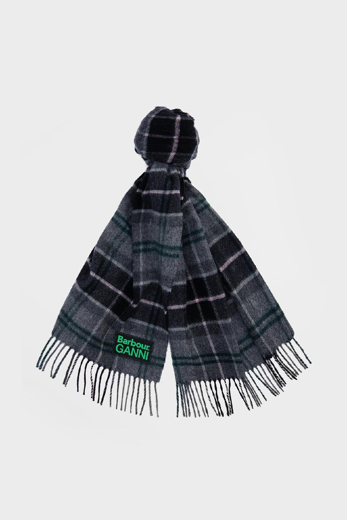 Barbour Ganni Tartan Scarf Winter tartan by Barbour Lady Women WP Store