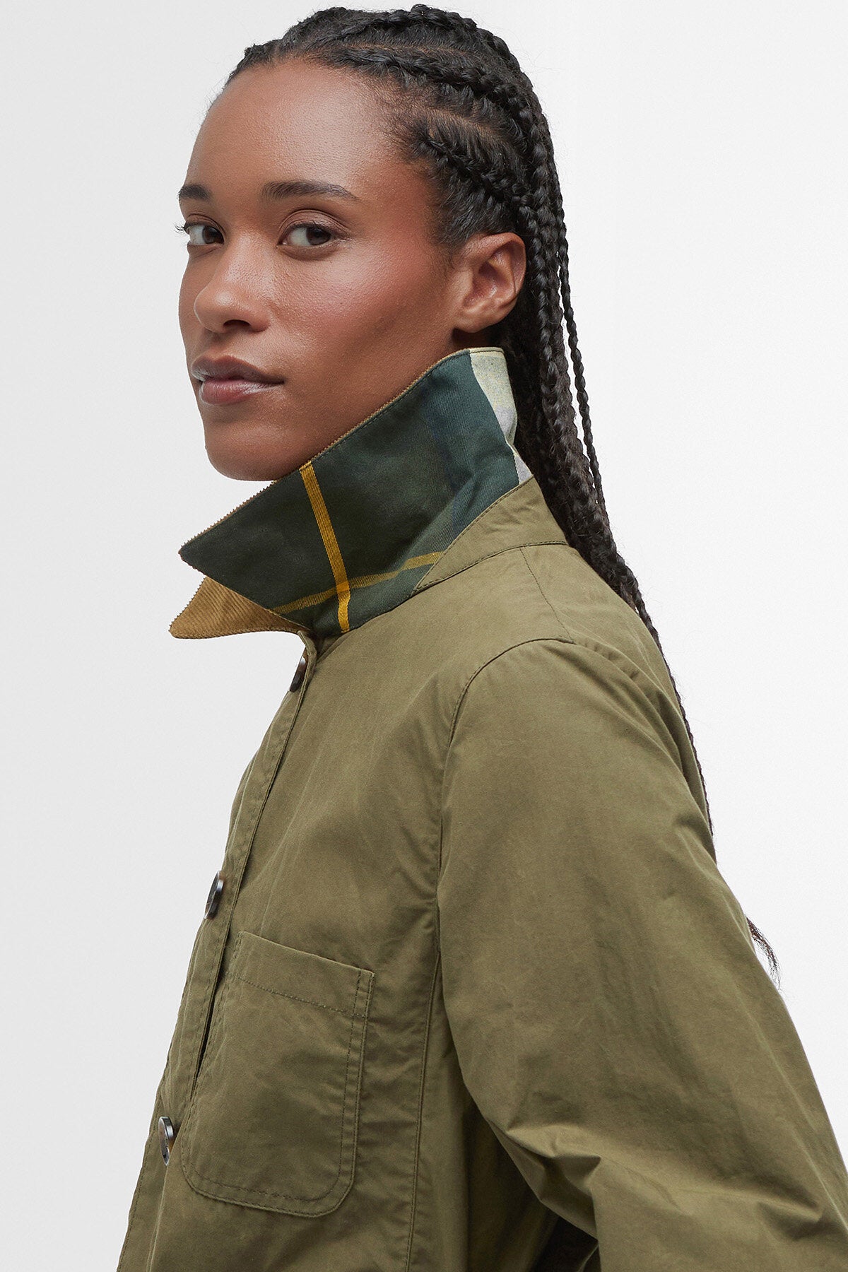 Averie Showerproof Jacket Dusky green/ancient by Barbour Lady