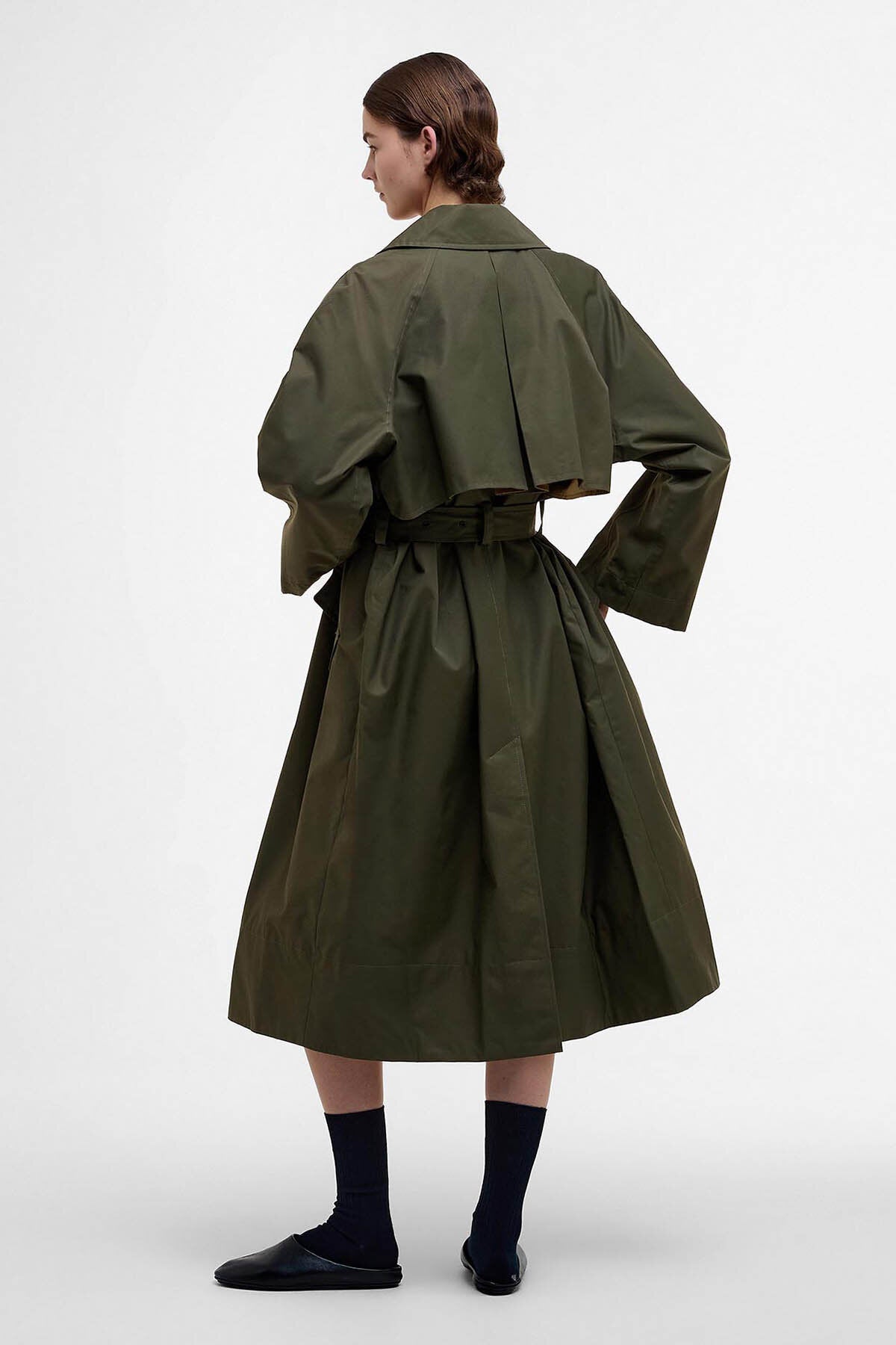 Barbour The Edit by Alexa Harley Showerproof Trench Coat Highland