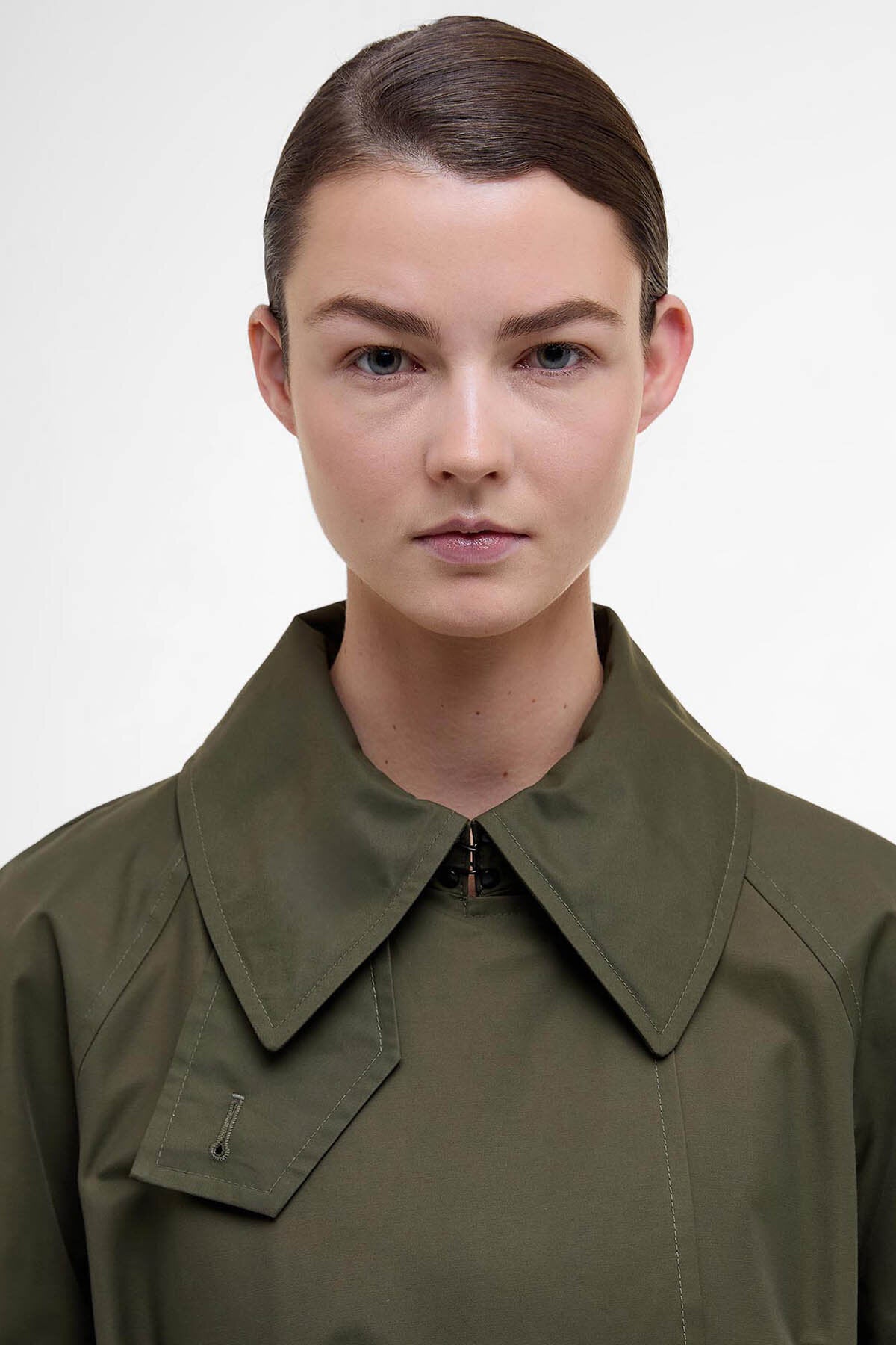 Barbour The Edit by Alexa Harley Showerproof Trench Coat Highland