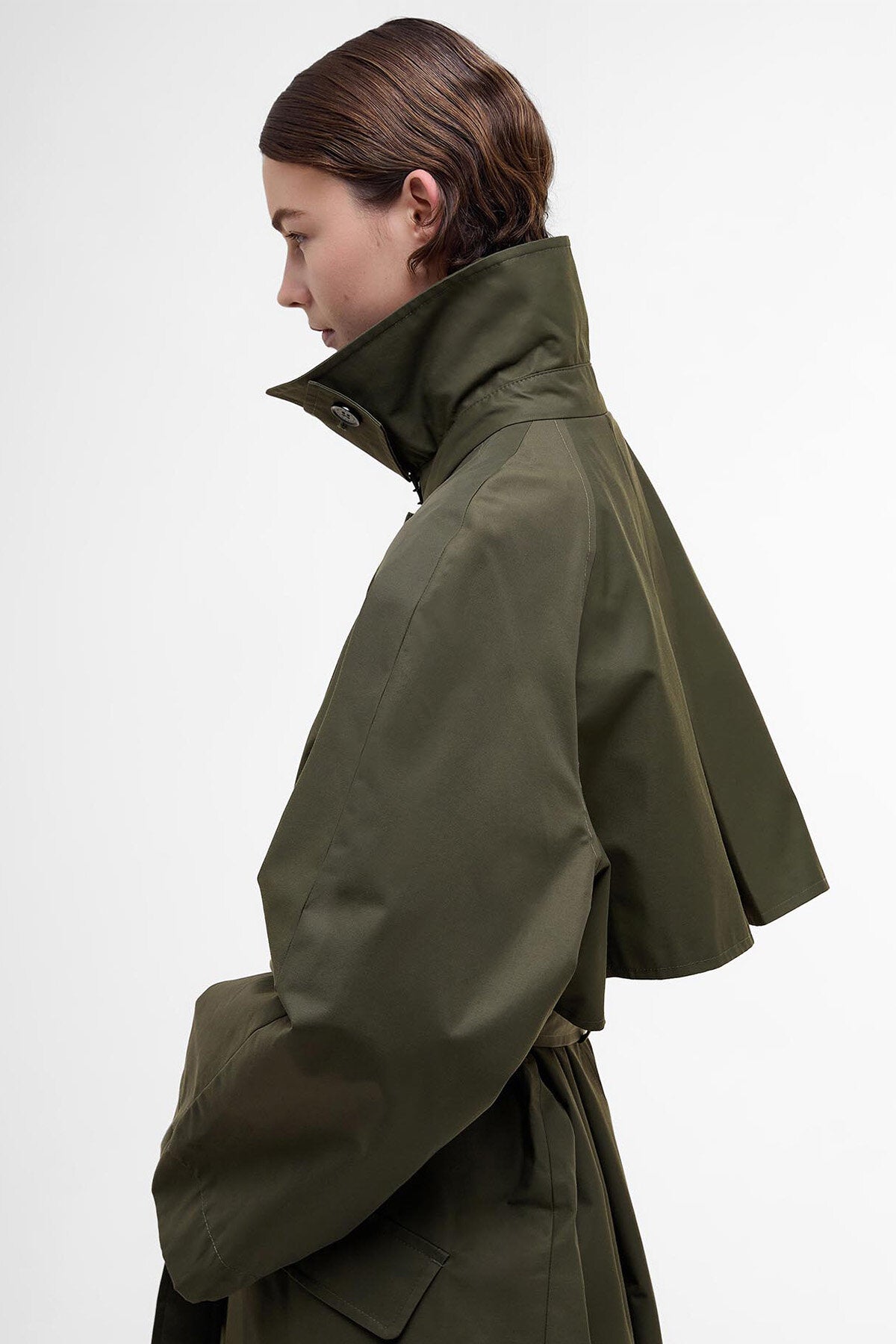 Barbour The Edit by Alexa Harley Showerproof Trench Coat Highland