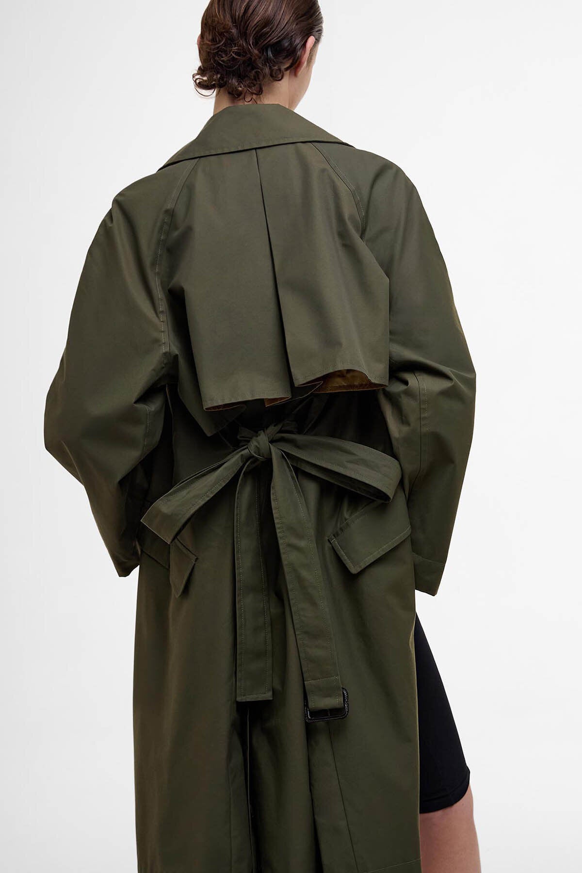Barbour The Edit by Alexa Harley Showerproof Trench Coat Highland