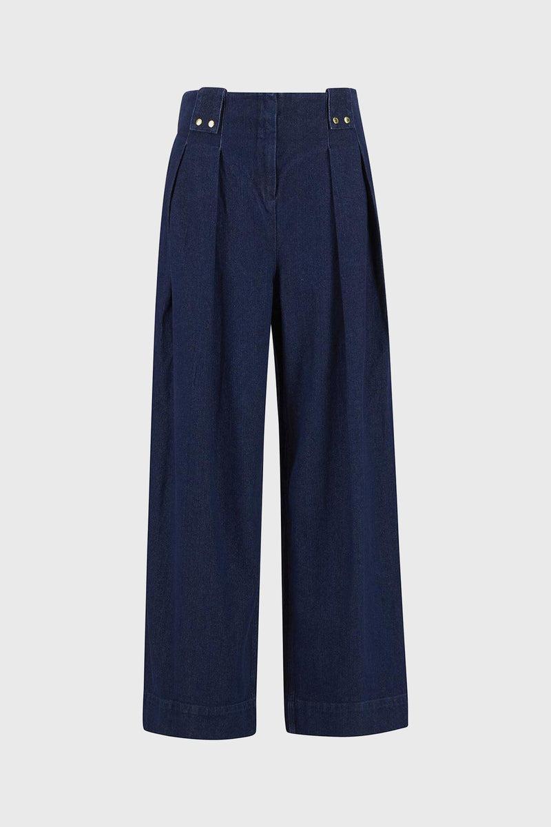 Pantaloni in denim a gamba ampia Arla