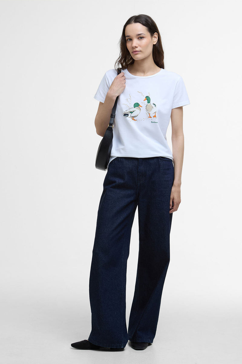T-shirt con stampa Penfor Barbour