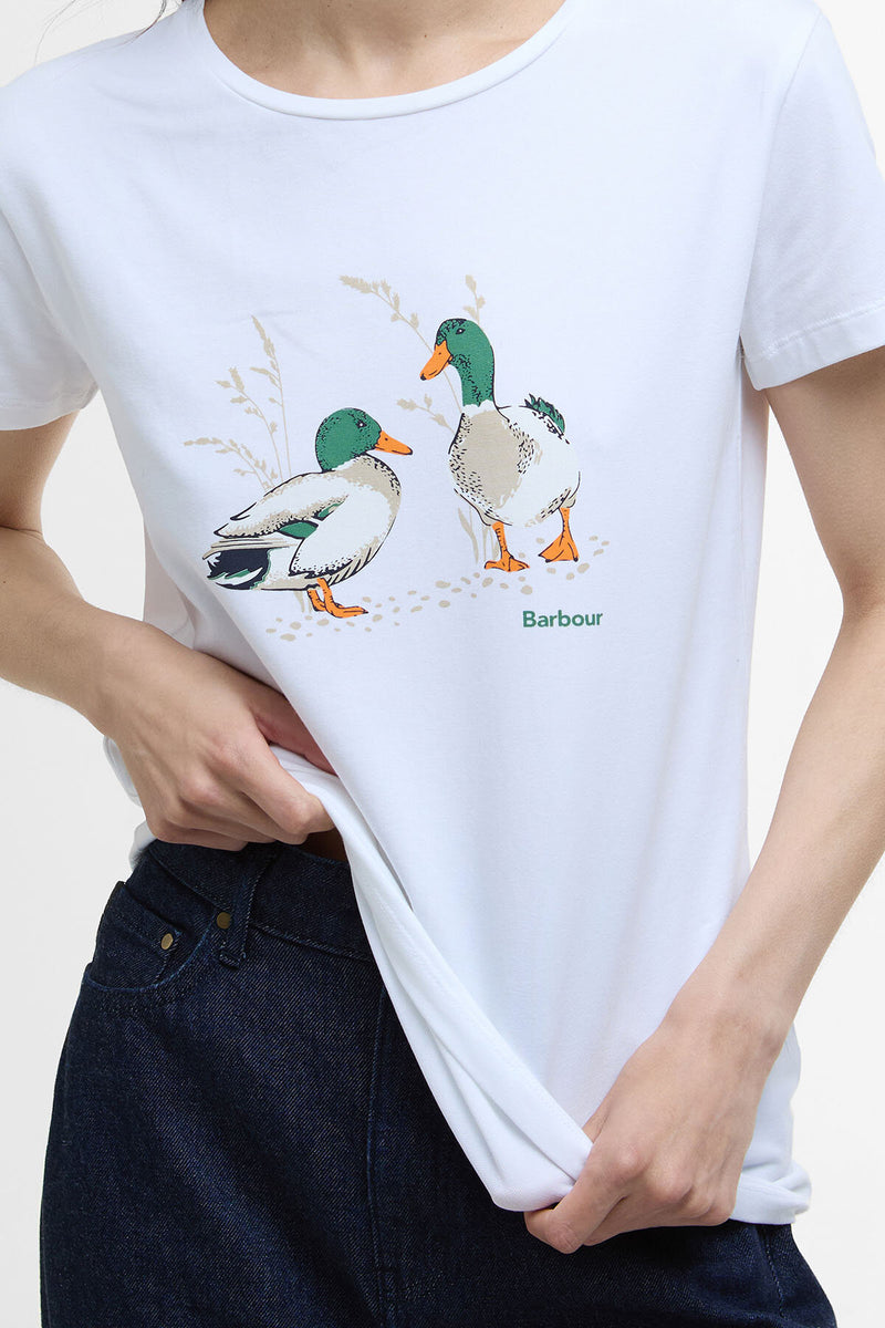 T-shirt con stampa Penfor Barbour
